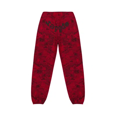 Pre-owned Sp5der Og Tree Camo Sweatpant 'red' | Men's Size S