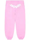 Sp5der Og Web Cotton Track Pants In Pink