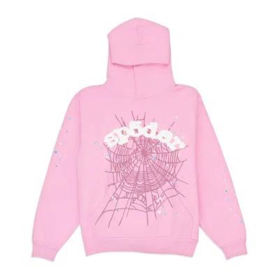 Sp5der Og Web Hoodie - Pink