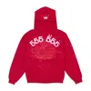 Sp5der Og Web Hoodie - Red In Red