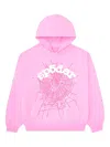 Sp5der Og Web Hoodie In Pink