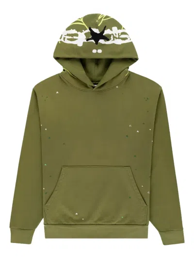 Sp5der Og Web Hoodie In Green