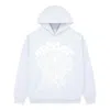 Sp5der Og Web Hoodie 'heather Grey' In White