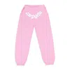 Sp5der Pink Og Web Sweatpants In Pink