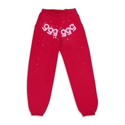 Sp5der Og Web Sweatpants - Red