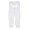 Sp5der Og Web Sweatpants 'heather Grey' In White