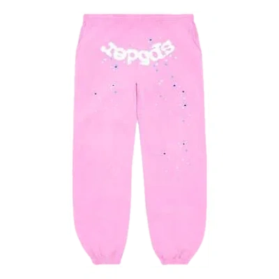 Sp5der 'og Web' Sweatpants Pink In Neutral