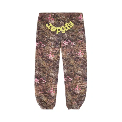 Pre-owned Sp5der Og Web Sweatpants 'real Tree' In Multi-color