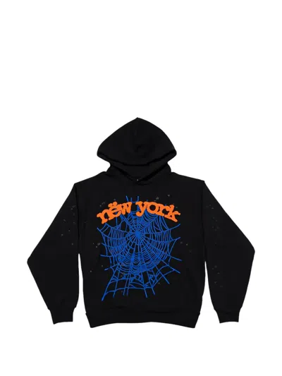 Sp5der Og Web V2 Alternate Hoodie In Black