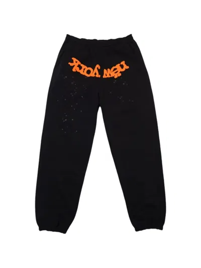 Sp5der Og Web V2 Alternate Track Pants In Black