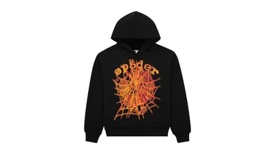 Pre-owned Sp5der Og Web V2 Hoodie In Black