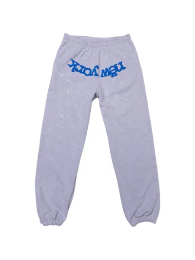 Sp5der Og Web V2 Knicks Home Track Pants In Purple