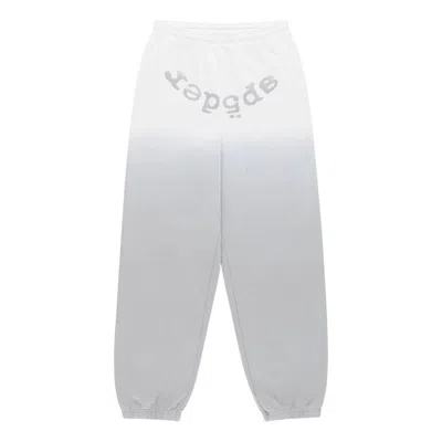 Sp5der Og Web V2 Ombre Sweatpant 'sport Grey' In White