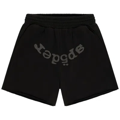 Pre-owned Sp5der Og Web V2 Phantom Sweatshort 'black' | Men's Size M
