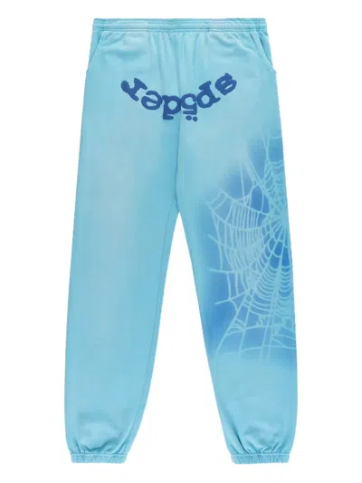 Sp5der Og Web V2 Spray Jogginghose In Blue