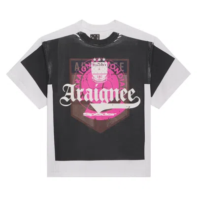Pre-owned Sp5der Overprint Araignee Tee 'black' | Men's Size S