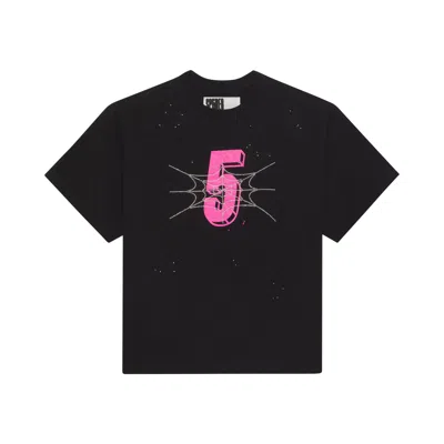 Pre-owned Sp5der Pavouk Rhinestone Tee 'black' | Men's Size L