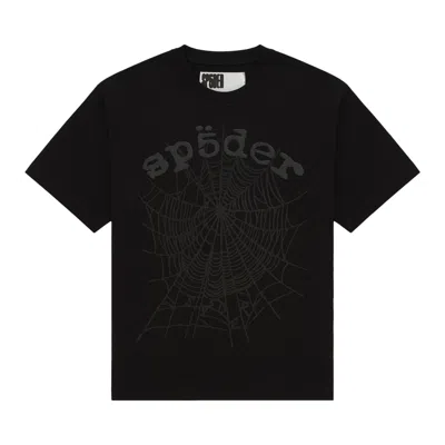 Pre-owned Sp5der Phantom Og Web V2 Tee 'black' | Men's Size S
