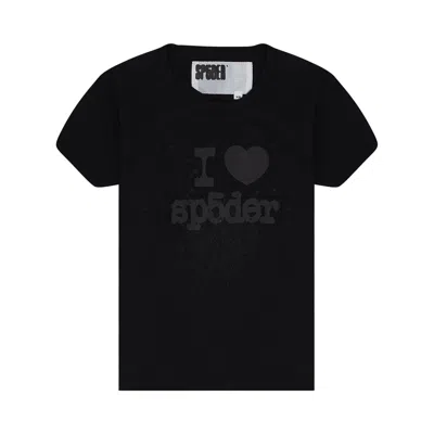 Pre-owned Sp5der Phantom Souvenir Baby Tee 'black' | Women's Size M