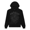 Sp5der Og Web V2 Phantom Zip-up Hoodie In Black