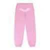 Sp5der Pink Og Web Sweatpants In Pink