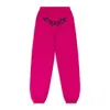 Sp5der Logo-print Joggers In Pink