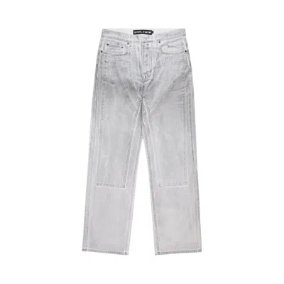 Pre-owned Sp5der Platinum Denim Pant 'gunmetal' | Grey | Men's Size 32 In Gray