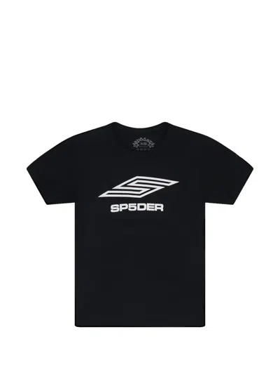 Sp5der Pro Logo-print T-shirt In Black