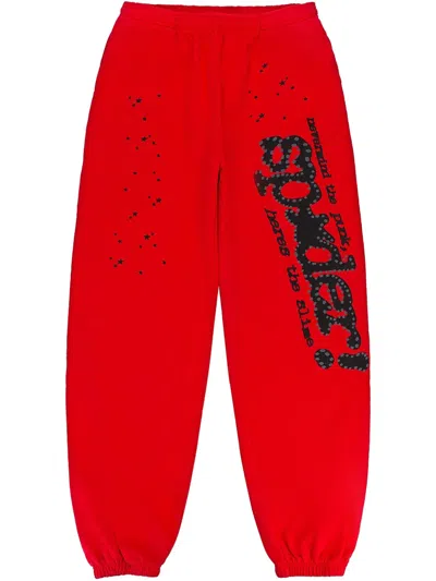 Sp5der Punk V2 "red" Track Pants