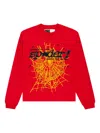 Sp5der Punk V2 Spider-web-graphic T-shirt In Red
