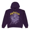 Sp5der Purple Star Og Web V2 Hoodie In Purple