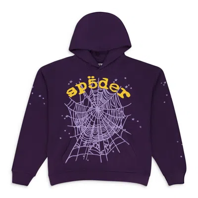 Sp5der Purple Star Og Web V2 Hoodie