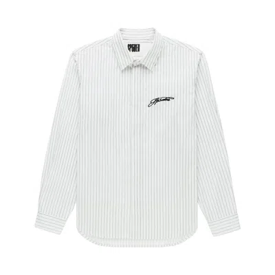 Pre-owned Sp5der R-05 Oxford Button Down 'white' | Men's Size L