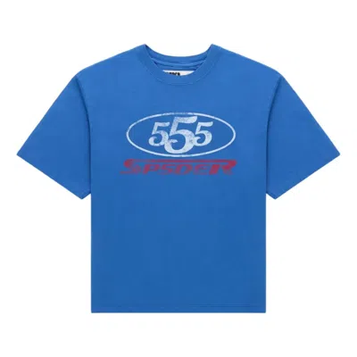 Sp5der R5cing T-shirt 'blue' In Transparent