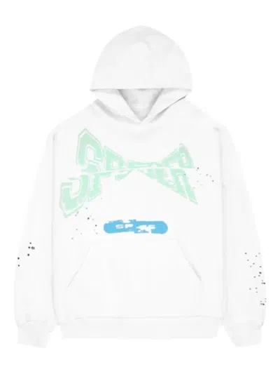 Sp5der Racing Hoodie In Gray