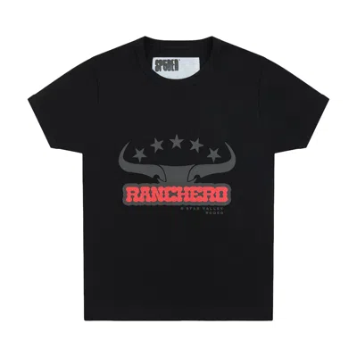 Pre-owned Sp5der Ranchero Baby Tee 'black' | Men's Size L