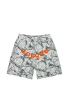 Sp5der Real Tree Og Web V2 Track Shorts In Multi