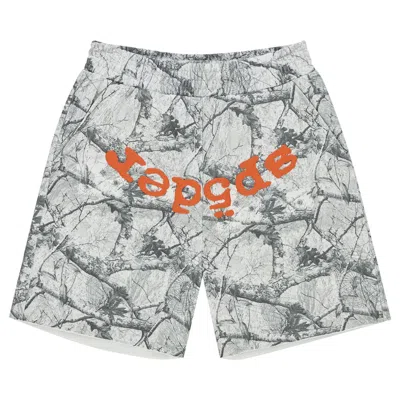 Pre-owned Sp5der Realtree Og Web V2 Sweatshort 'white Camo' | Men's Size L