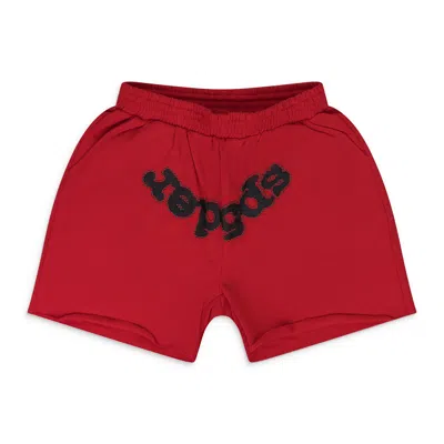 Sp5der Red Og Studded Sweatshort