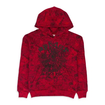 SP5DER RED OG TREE CAMO HOODIE