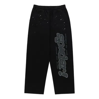 Sp5der Rhinestone Punk V2 Sweatpant 'black'