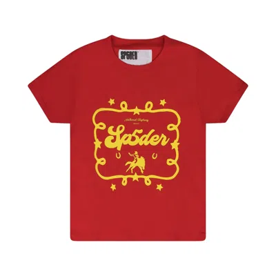 Pre-owned Sp5der Rodeo T-shirt 'red' | Women's Size L