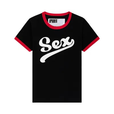 Pre-owned Sp5der Sex Baby Tee 'black' | Men's Size L