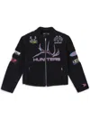 Sp5der Sherpa Jacket In Black