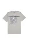 Sp5der Short Sleeve T-shirt In Gray