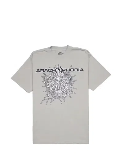 Sp5der Short Sleeve T-shirt In Gray