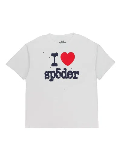 Sp5der Souvenier T恤 In White
