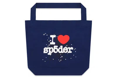 Pre-owned Sp5der Souvenir Xl Tote Navy