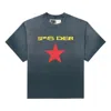 Sp5der Logo-print T-shirt In Gray
