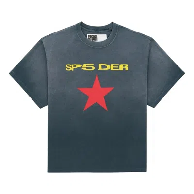 SP5DER Sp5der Sp5 Der Star T-Shirt 'Black'
